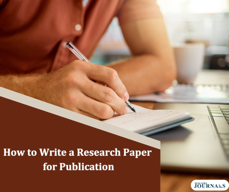 writing a research paper for publication